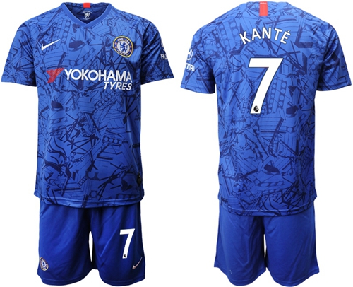 Chelsea #7 Kante Home Soccer Club Jersey Chelsea #7 Kante Home Soccer Club Jersey